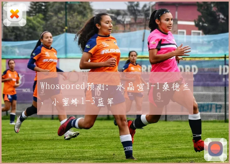 Whoscored预测：水晶宫1-1桑德兰，小蜜蜂1-3蓝军